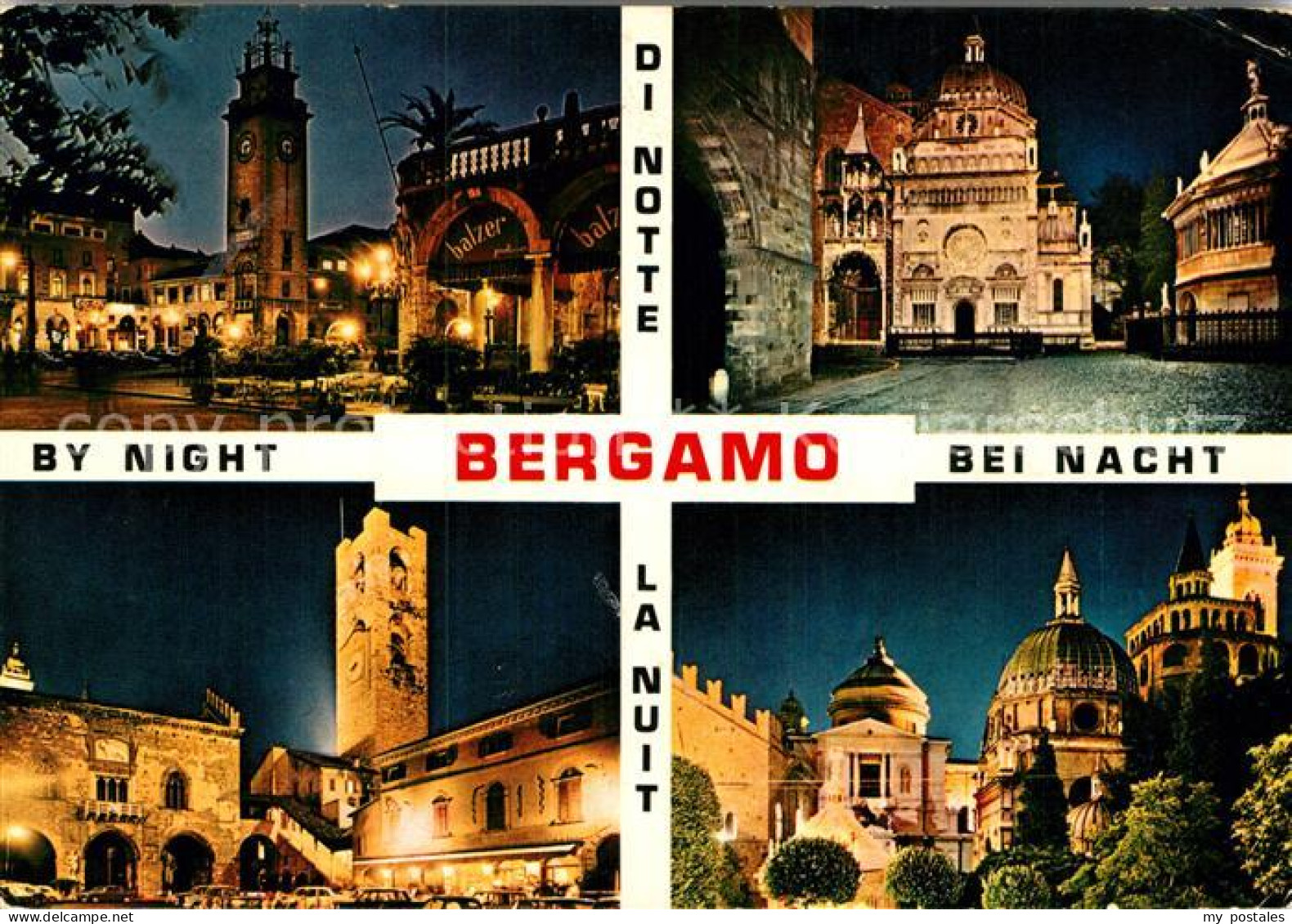 72974224 Bergamo Bei Nacht Bergamo - Autres & Non Classés