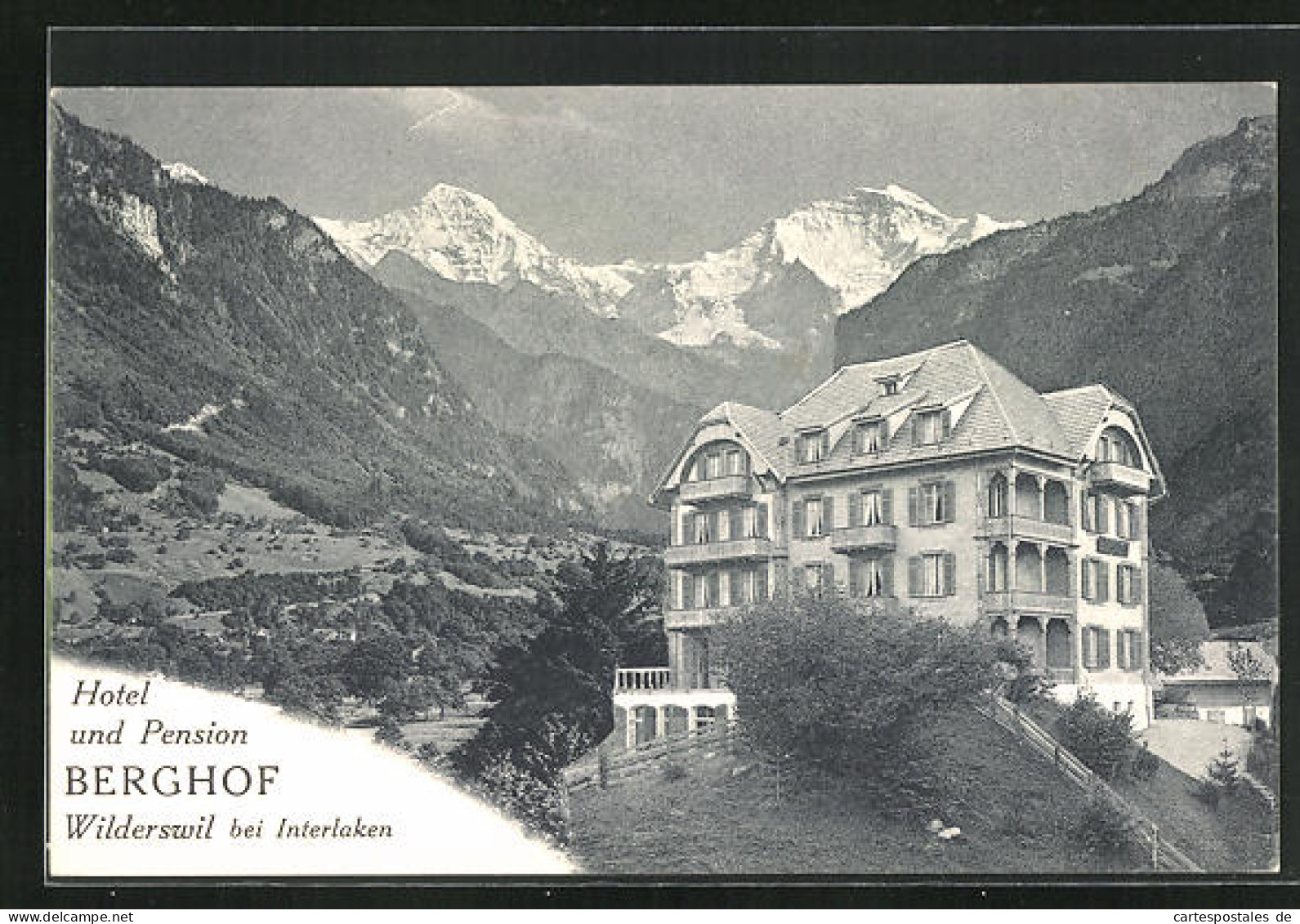 AK Wilderswil, Hotel Und Pension Berghof  - Wilderswil