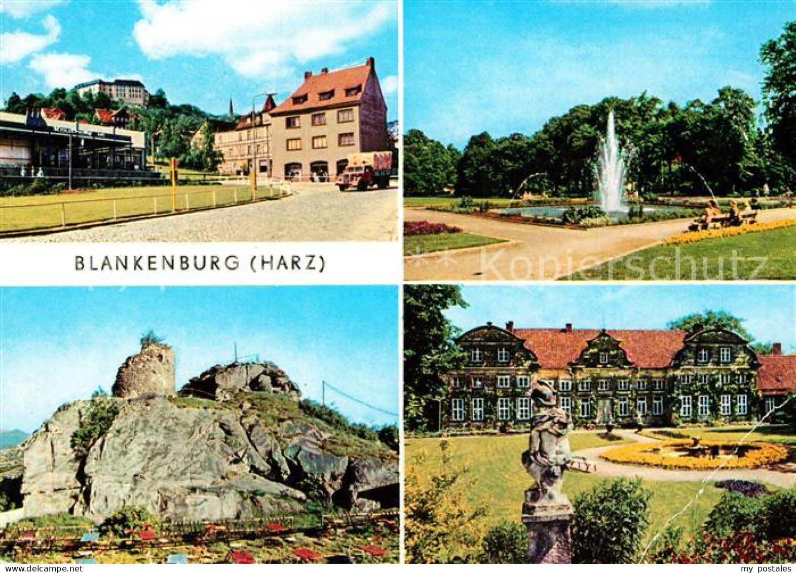 72972917 Blankenburg Harz Luehnertorplatz Thiepark Burgruine Regentein Schloss H - Blankenburg