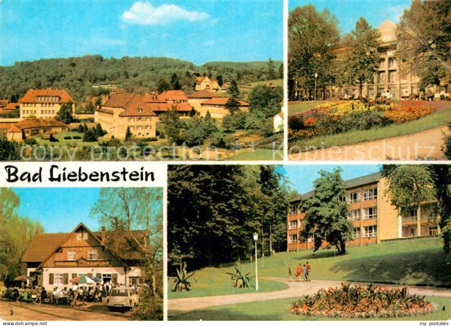 72972906 Bad Liebenstein Heinrich Mann Sanatorium Kurhaus Hubertushof Therapiege - Bad Liebenstein