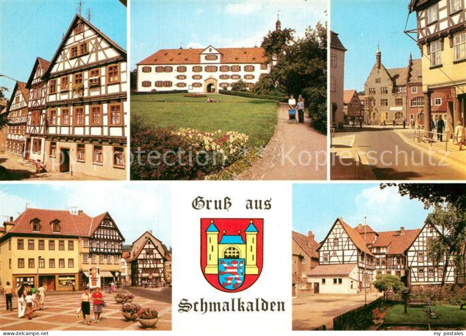 72972784 Schmalkalden Kirchhof Schloss Wilhelmsburg Moehrengasse Altmarkt Hessen - Schmalkalden