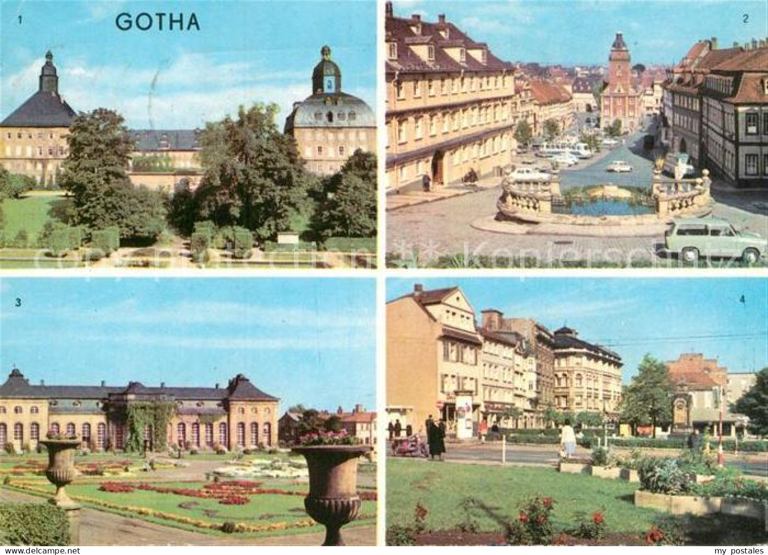 72972753 Gotha Thueringen Schloss Hauptmarkt Orangerie Arnoldiplatz Gotha Thueri - Gotha