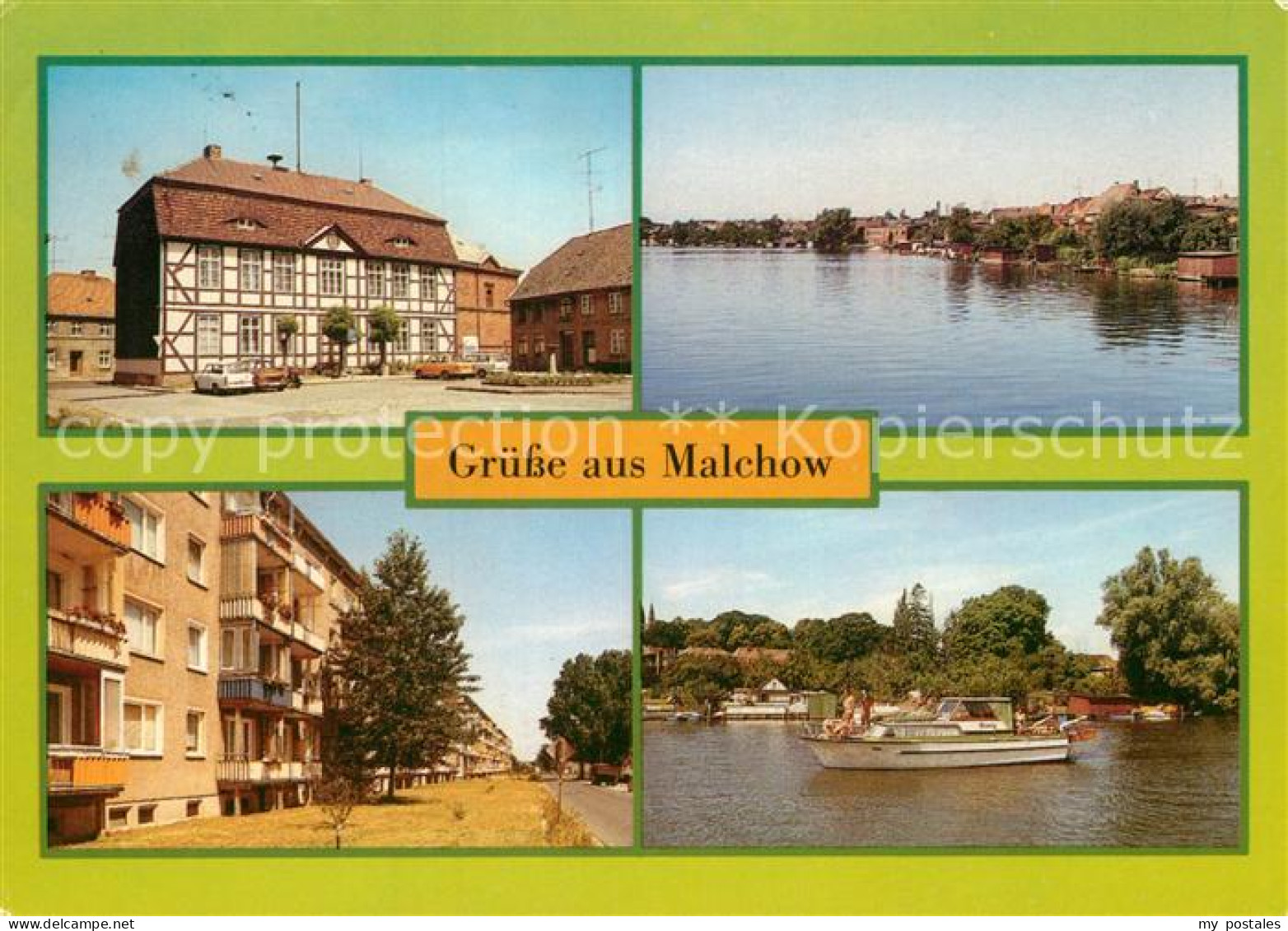 72972742 Malchow Rathaus Neubauten Malchower See Mecklenburgische Seenplatte Mal - Andere & Zonder Classificatie