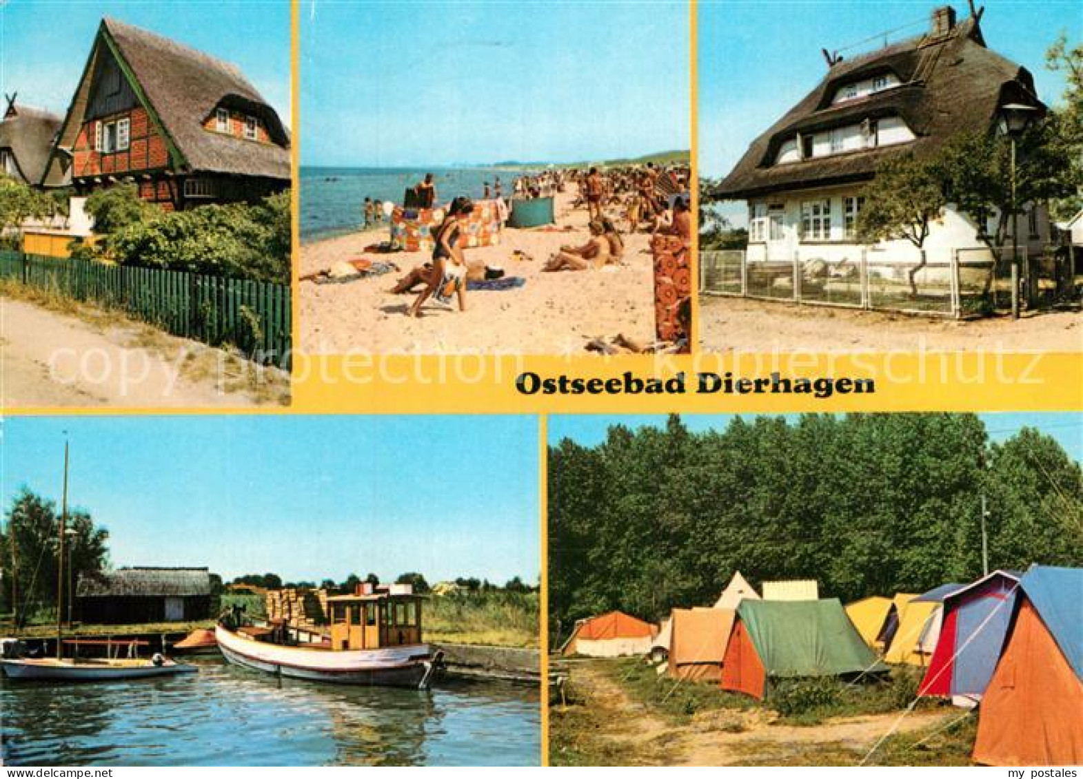 72972636 Dierhagen Ostseebad Knusperhaeuschen Strand Haus Kaeptn Brass Hafen Zel - Other & Unclassified