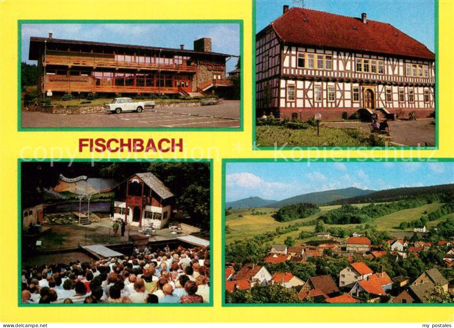 72972629 Fischbach Waltershausen Thueringenbaude Fachwerkhaus Bergbuehne Blick V - Otros & Sin Clasificación