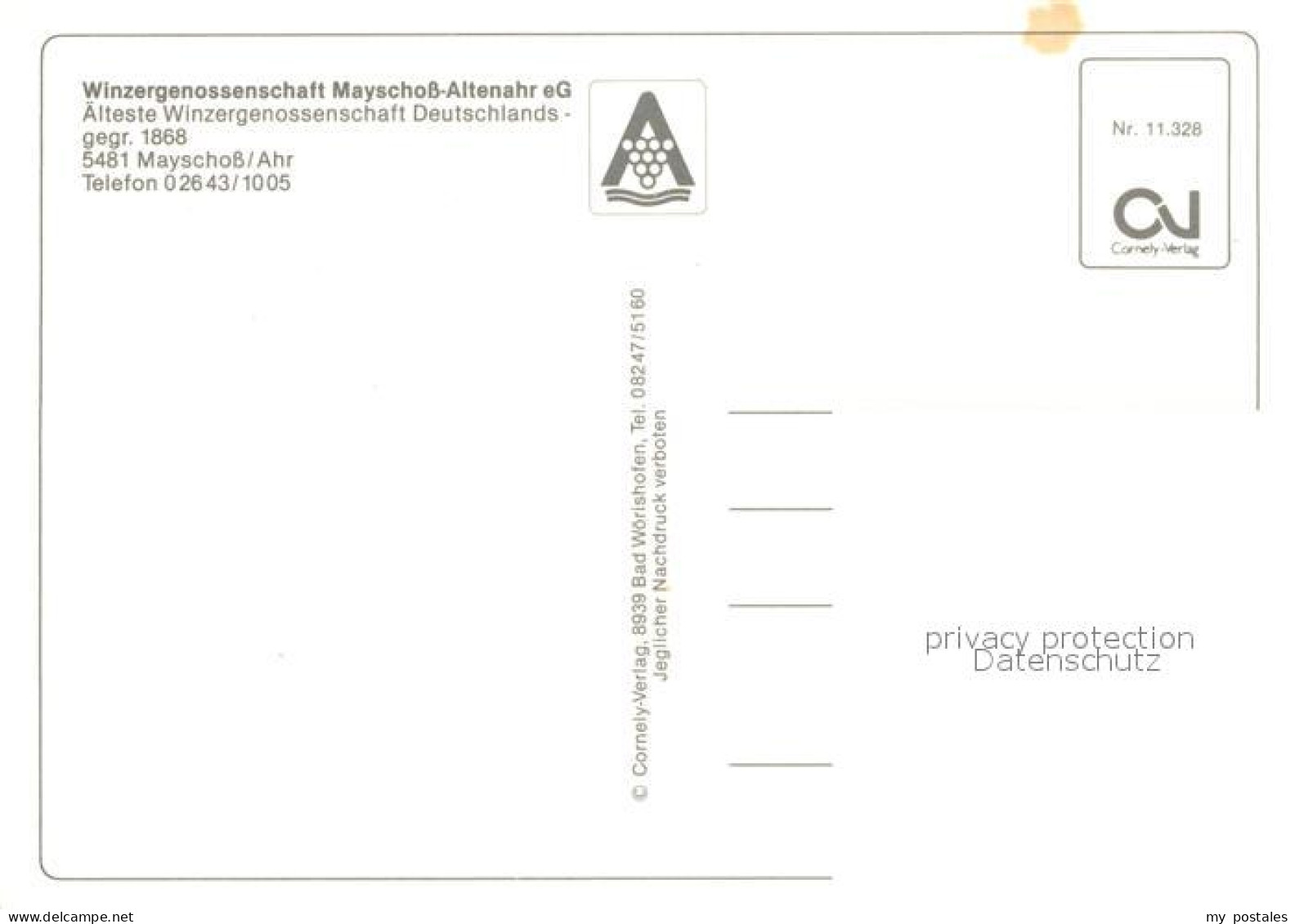 72972526 Mayschoss Rotweinzentrum Winzerverein Weinkeller  Mayschoss - Other & Unclassified