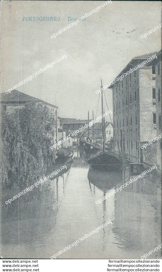 Bg351 Cartolina Portogruaro Dogana 1916  Provincia Di Venezia - Venezia