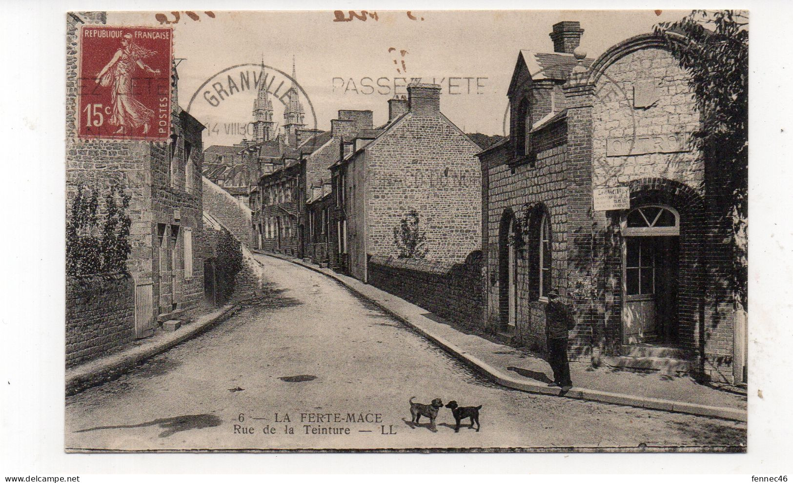 61 - LA FERTÉ MACE - Rue De La Teinture - Animée - 1930 (L93) - La Ferte Mace