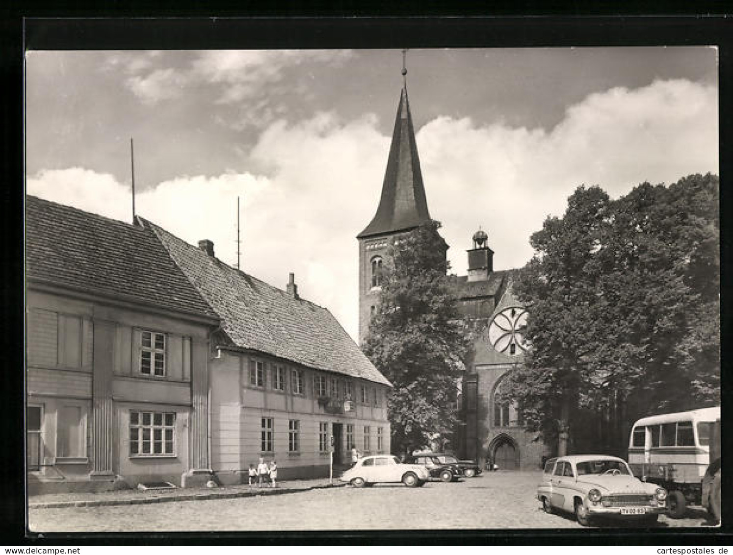 AK Wittenburg /Meckl., Marktplatz Mit Kirche Und Autos  - Sonstige & Ohne Zuordnung