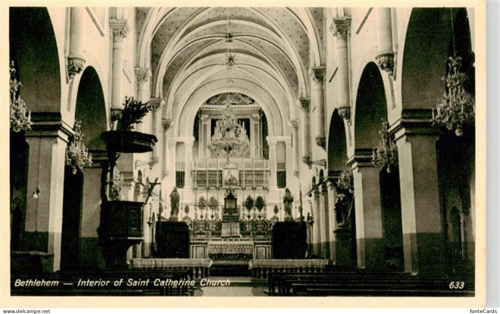 73913822 Bethlehem  Yerushalayim Israel Interior Of Saint Catherine Church - Israel