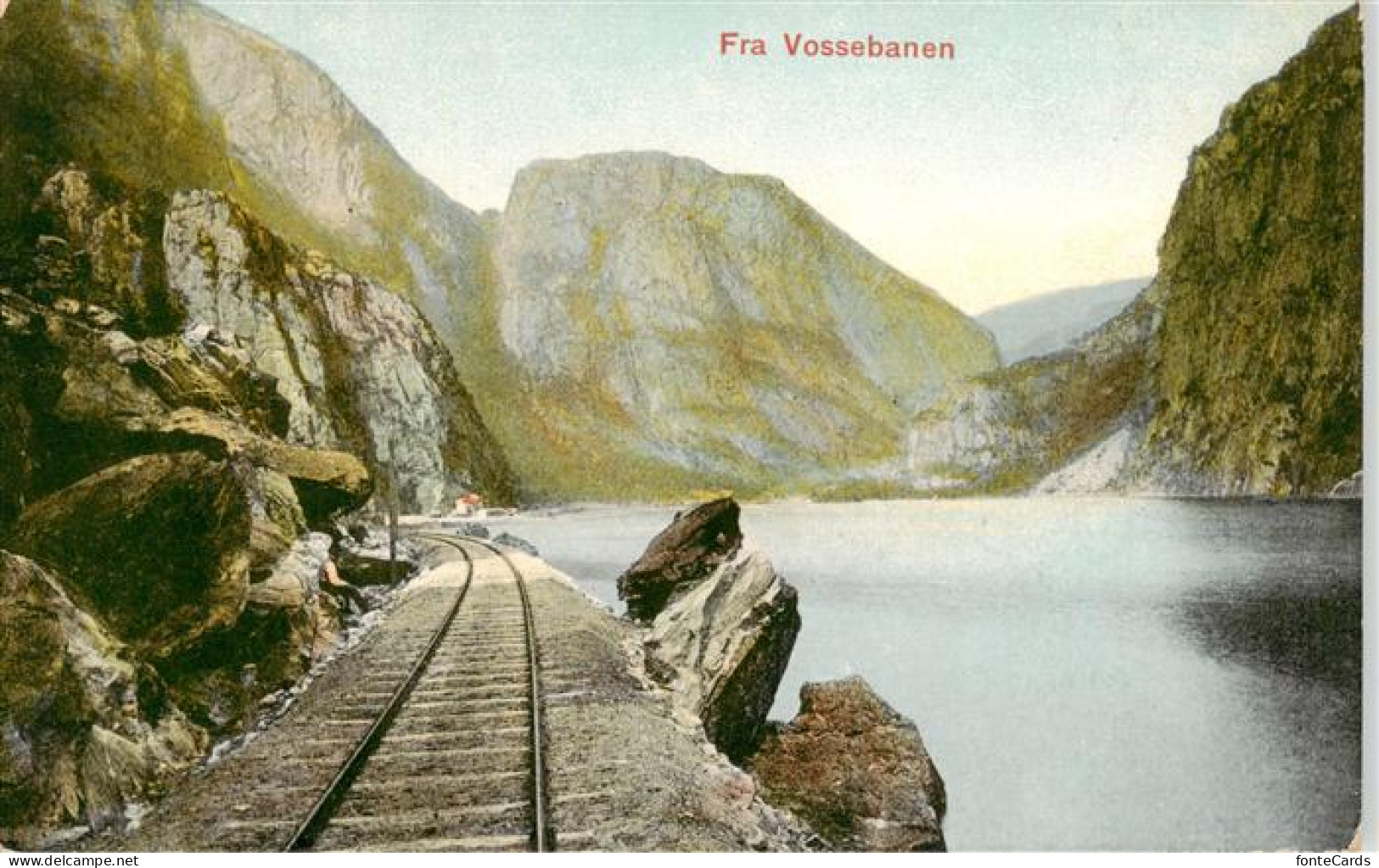 73913800 Vossebanen Norge Panorama - Norvège