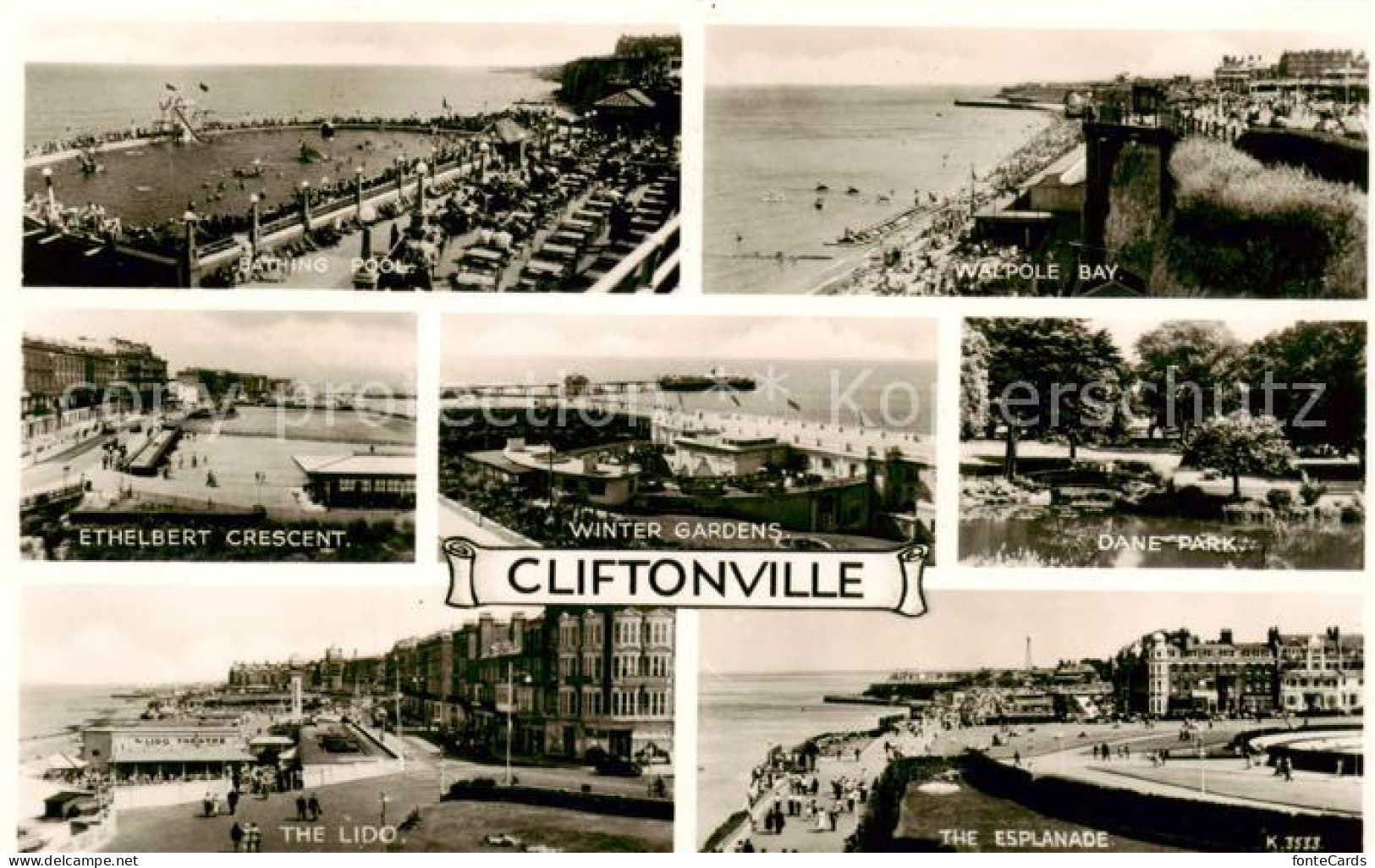 73839195 Cliftonville  Margate UK Bathing Pool Walpole Bay Ethelbert Winter Gard - Autres & Non Classés