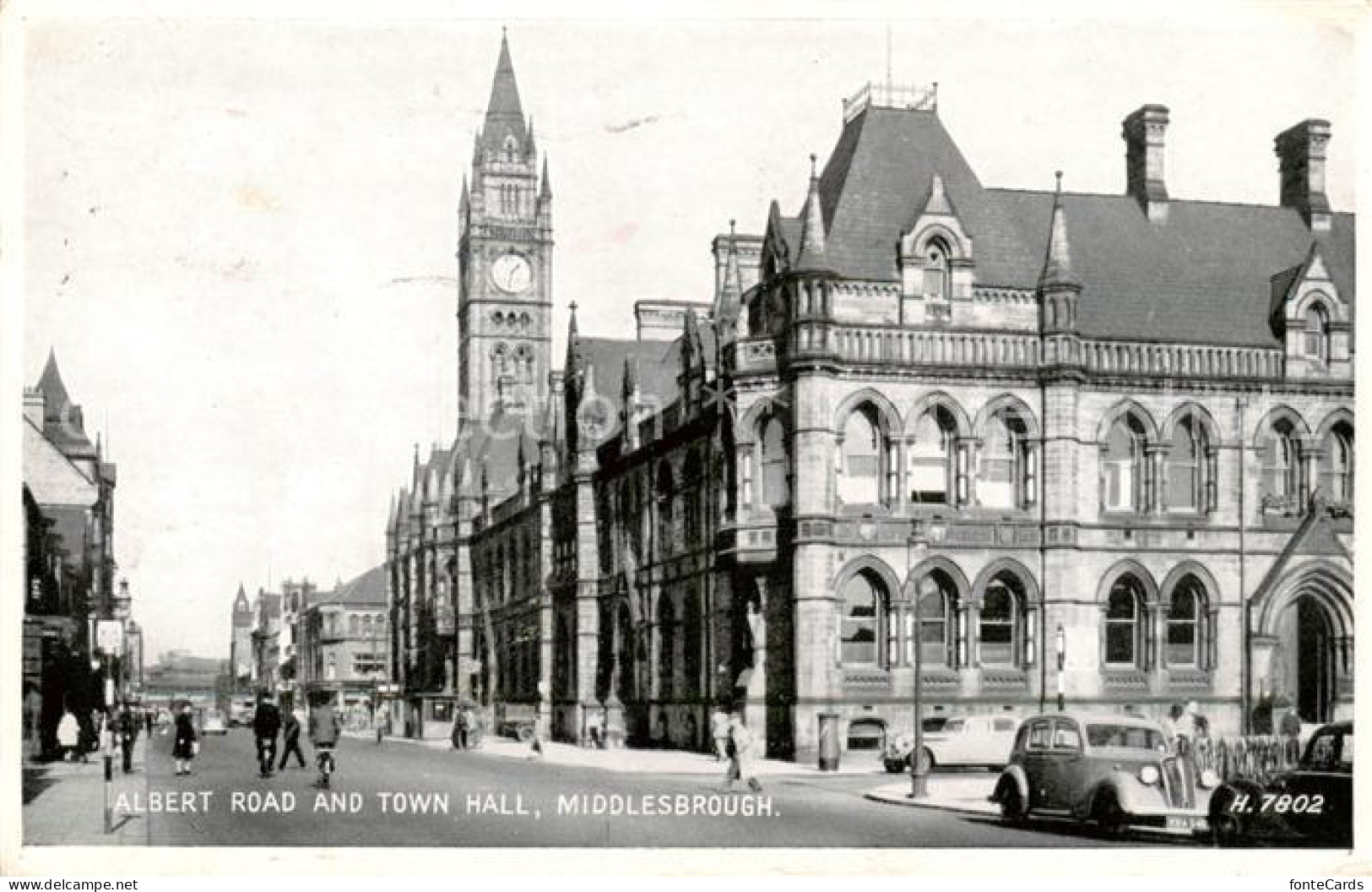 73839162 Middlesbrough UK Albert Road And Town Hall  - Other & Unclassified