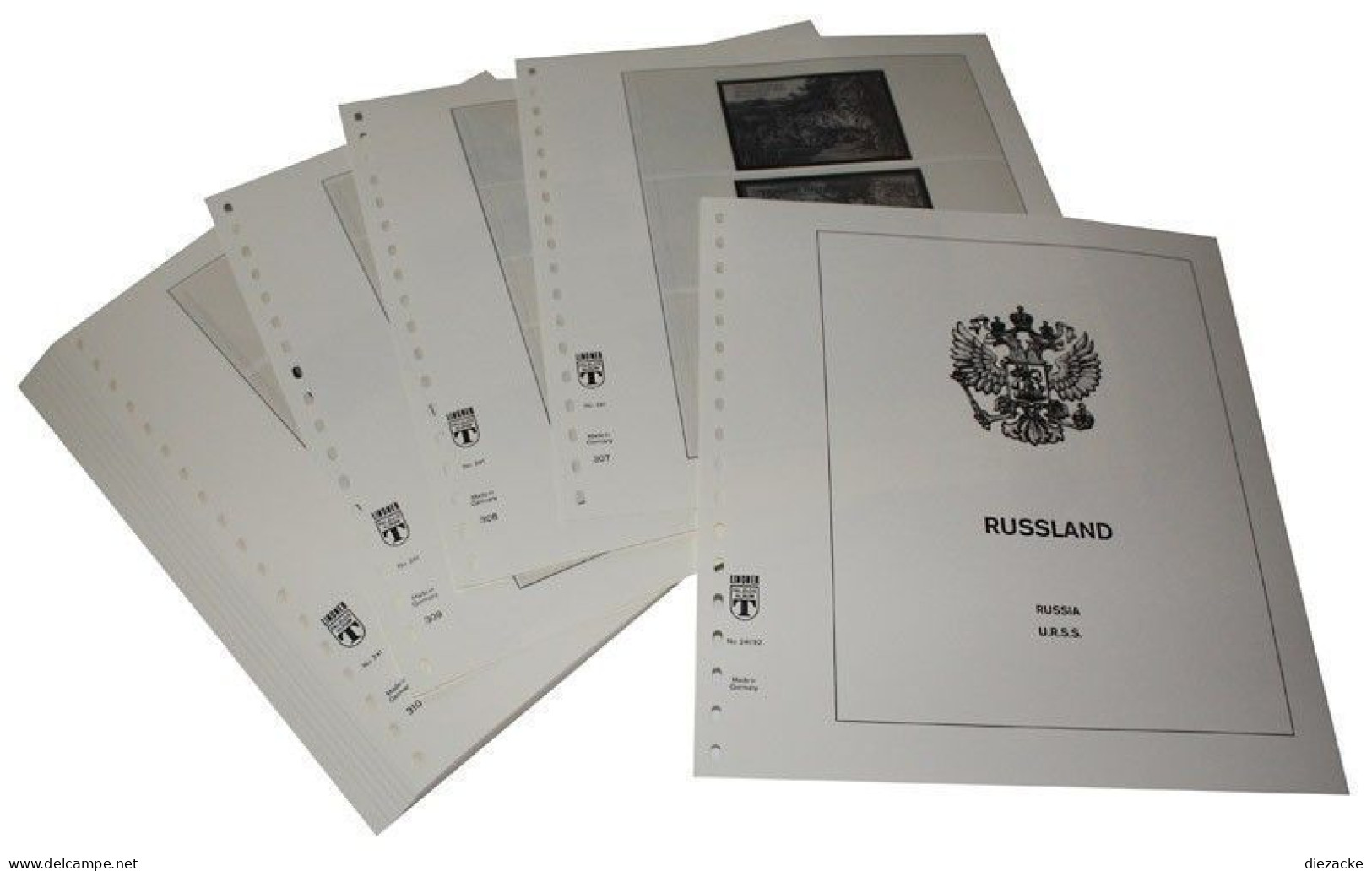 Lindner-T Russland Republik 2014-2015 Vordrucke 241-14 Neuware ( - Pre-printed Pages