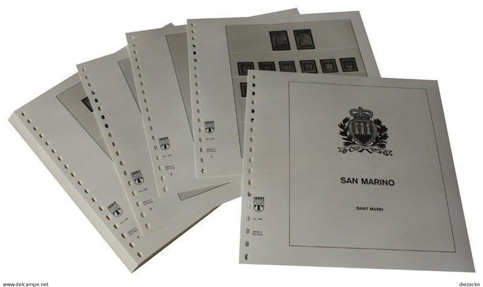 Lindner-T San Marino 2008-2016 Vordrucke 250-08 Neuware ( - Pre-printed Pages