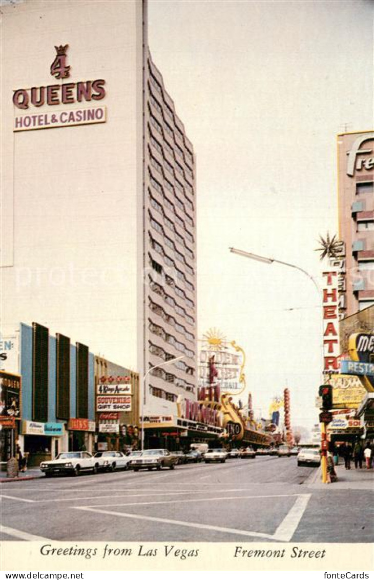 73766465 Las_Vegas_Nevada Fremont Street Queens Hotel And Casio - Other & Unclassified