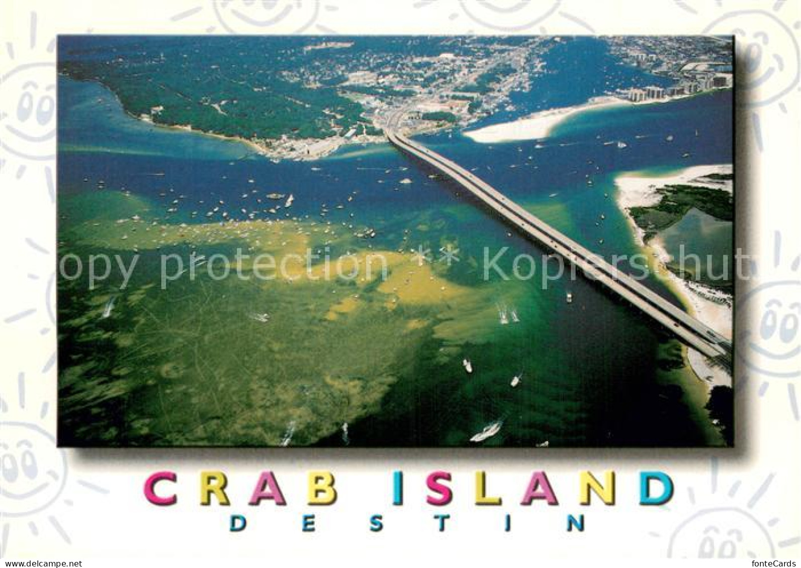 73744468 Destin_Florida Fliegeraufnahme Crab Island - Sonstige & Ohne Zuordnung