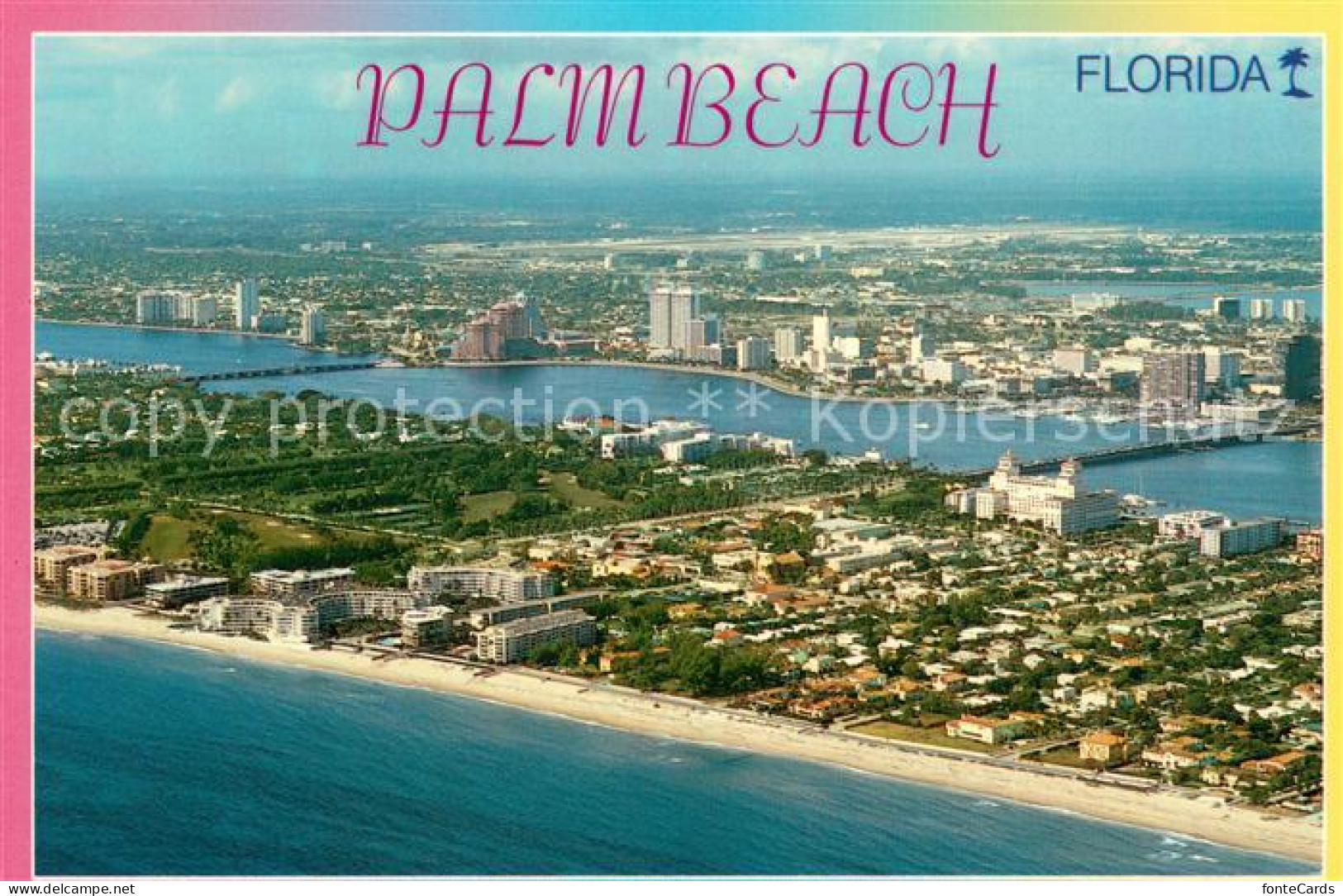 73744150 Palm_Beach Aerial View - Sonstige & Ohne Zuordnung