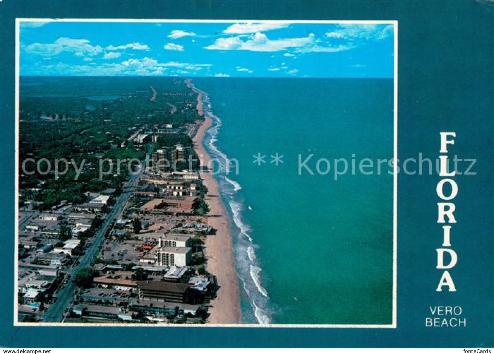 73744146 Vero_Beach_Florida Sprawling Quiet White Sandy Beaches Air View - Andere & Zonder Classificatie