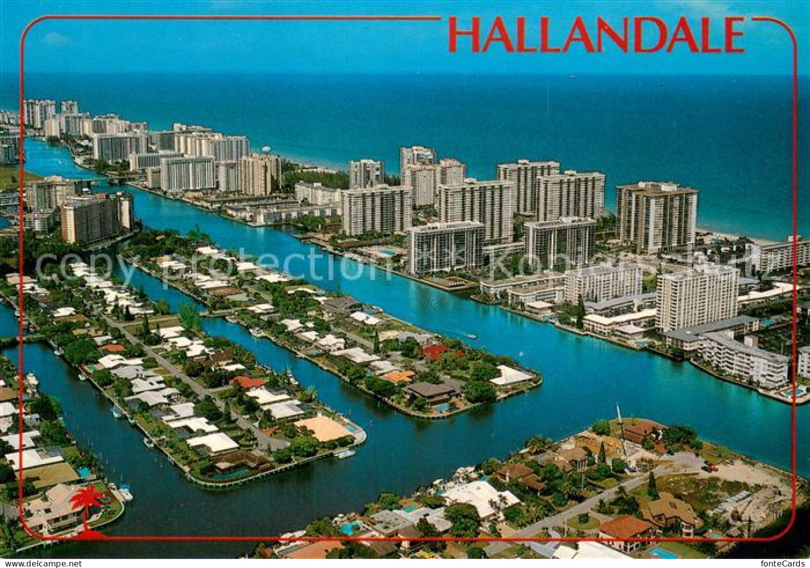 73707233 Hallandale Aerial View - Autres & Non Classés