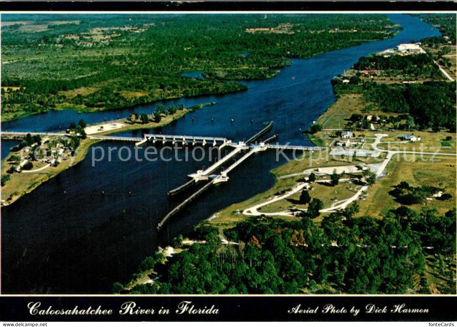 73707230 Florida_US-State Caloosahatchee River Air View - Autres & Non Classés