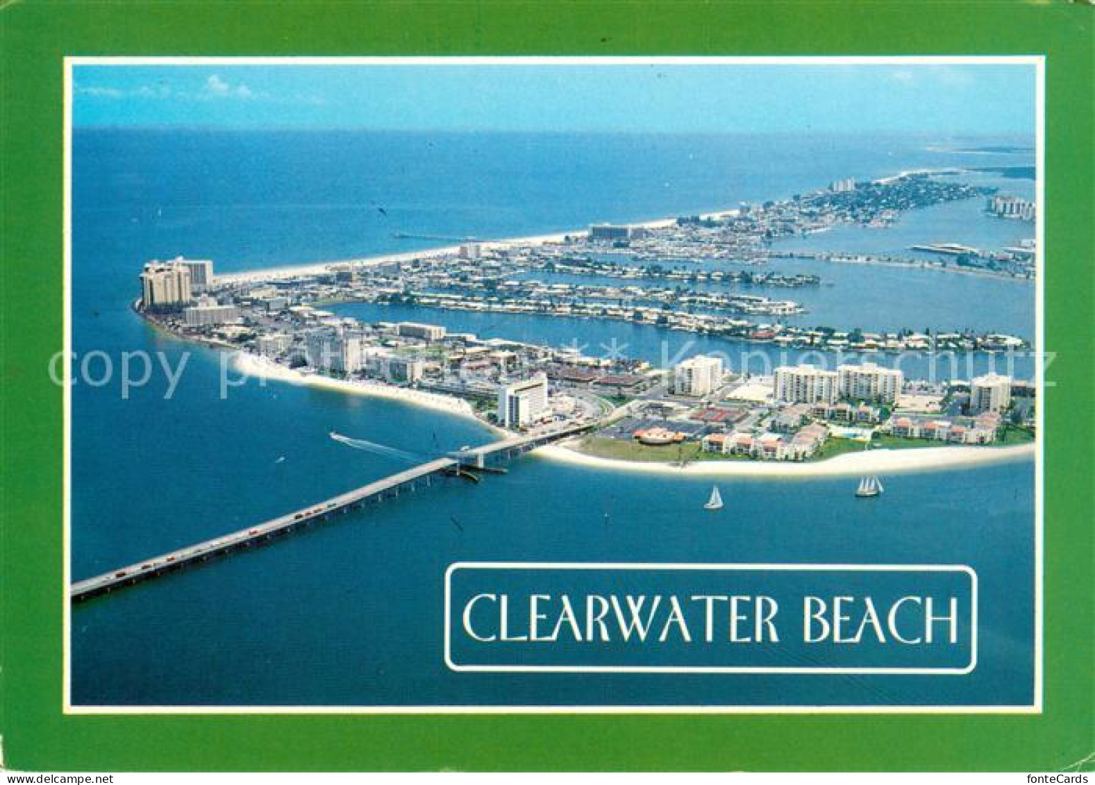 73707228 Clearwater_Beach Aerial View - Sonstige & Ohne Zuordnung