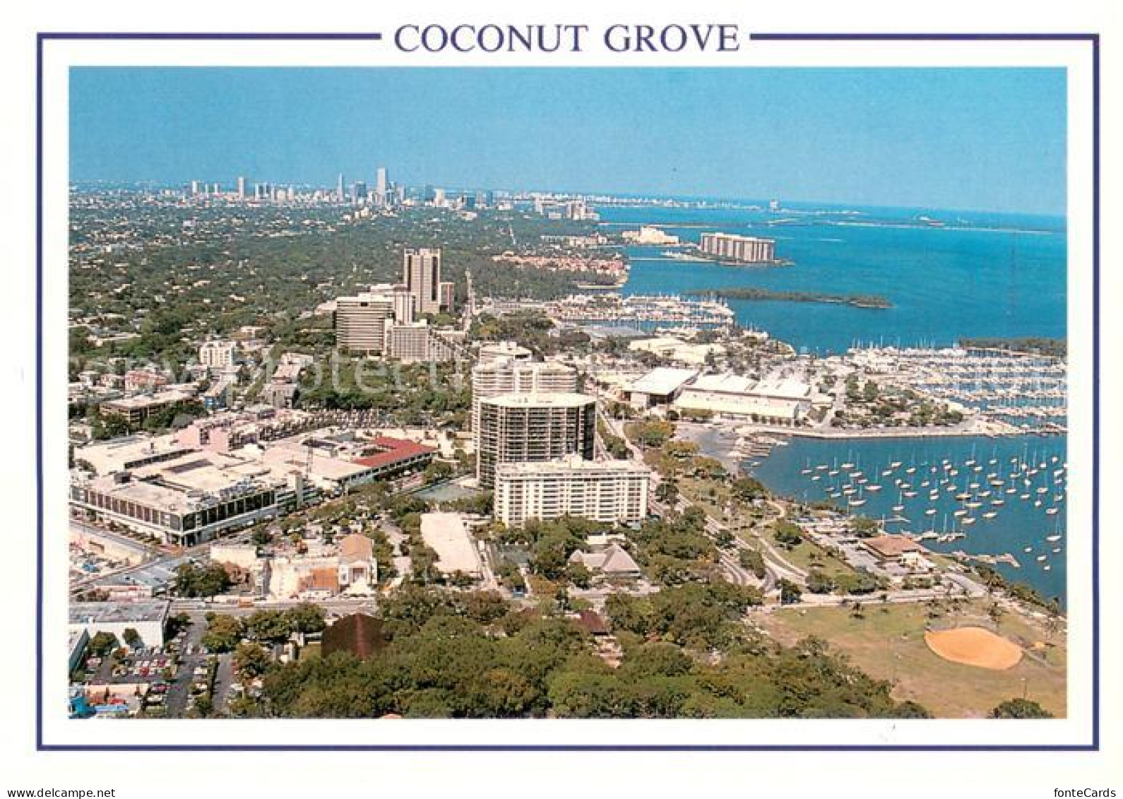 73707224 Coconut Grove Florida Fliegeraufnahme Coconut Grove Florida - Andere & Zonder Classificatie