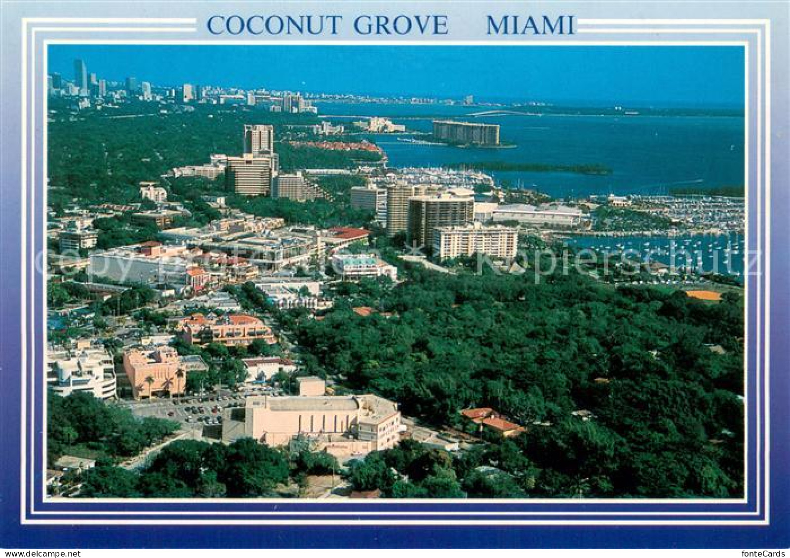 73707223 Coconut Grove Florida Fliegeraufnahme Coconut Grove Florida - Andere & Zonder Classificatie