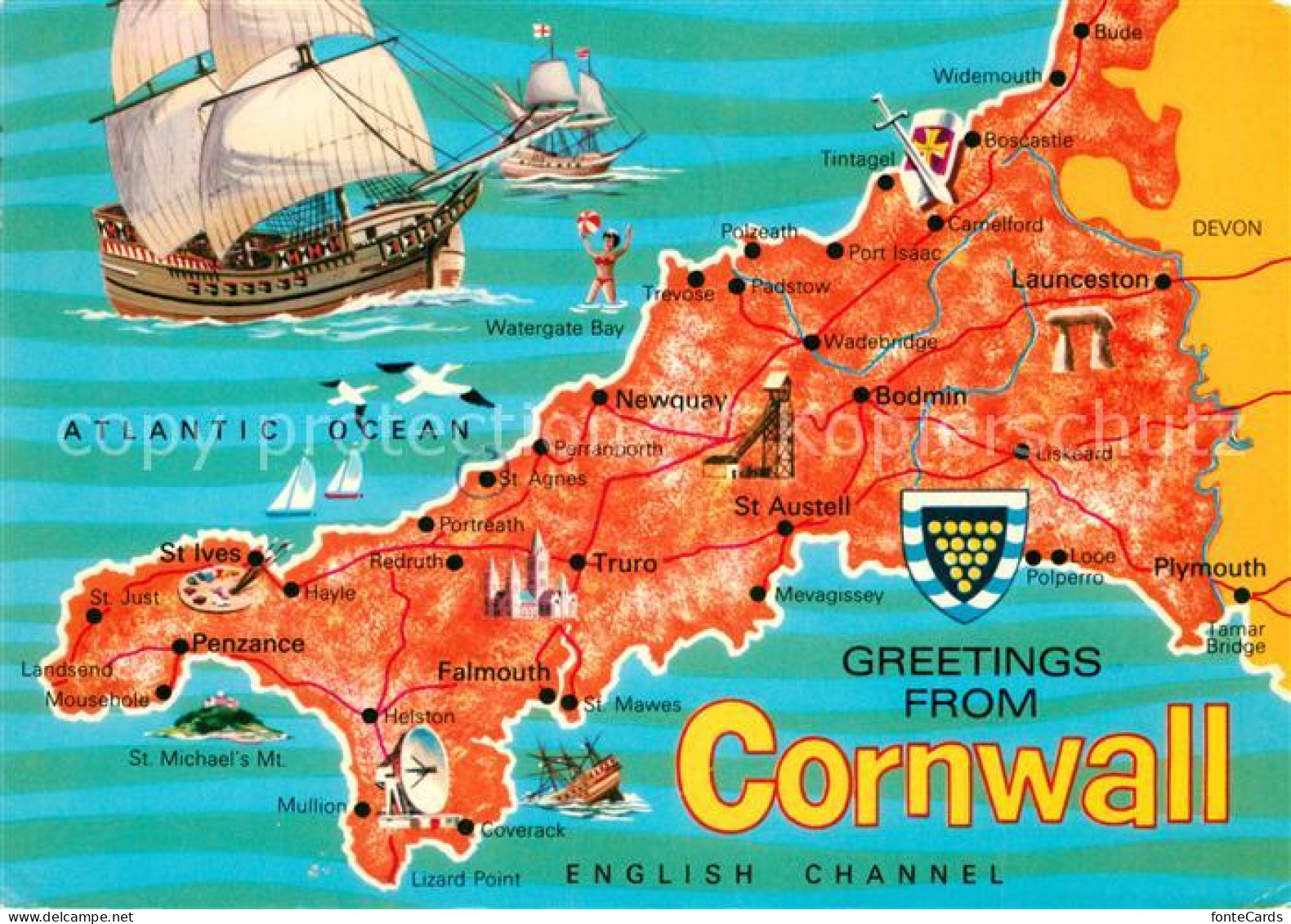 72961799 Cornwall Torpoint Lageplan Cornwall Torpoint - Other & Unclassified