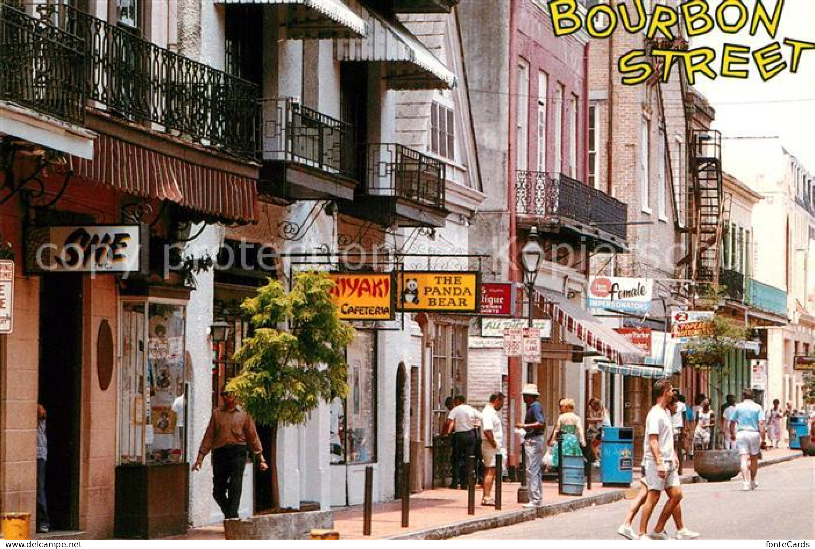 72954554 New_Orleans_Louisiana Bourbon Street French Quartier Dixieland Jazz - Sonstige & Ohne Zuordnung