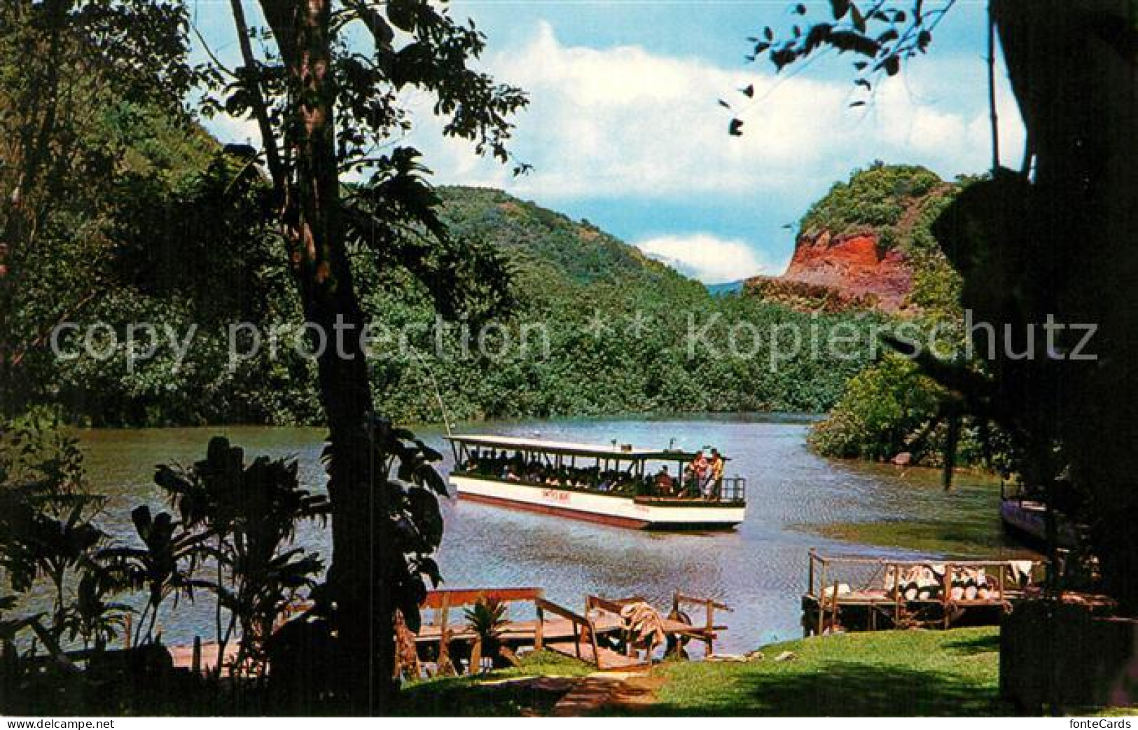 72949370 Hawaii_US-State Smith Motor Boat Landing Fern Grotto  - Autres & Non Classés