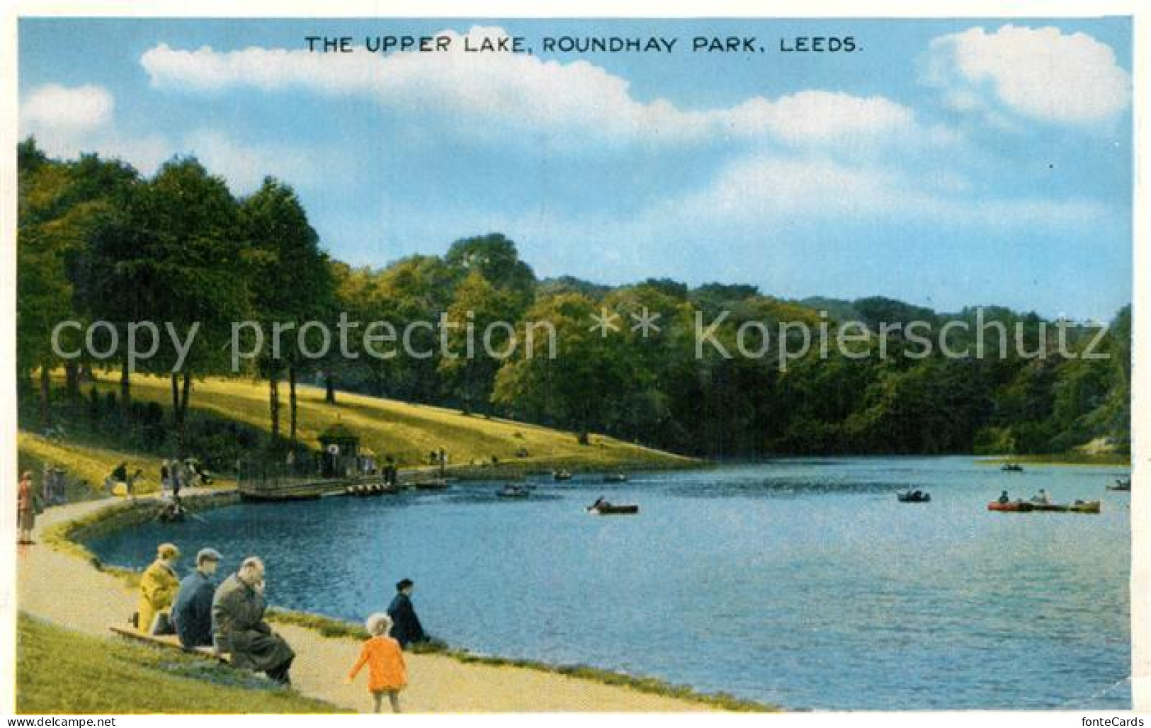 72949369 Leeds West Yorkshire Upper Lake Roundhay Park   - Autres & Non Classés