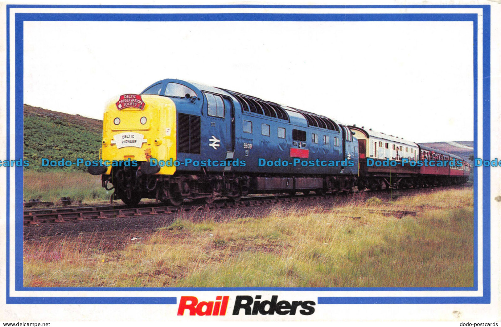 R081662 Rail Riders. 55019 Royal Highland Fusilier. J. Thompson DPS Deltic Prese - Mondo