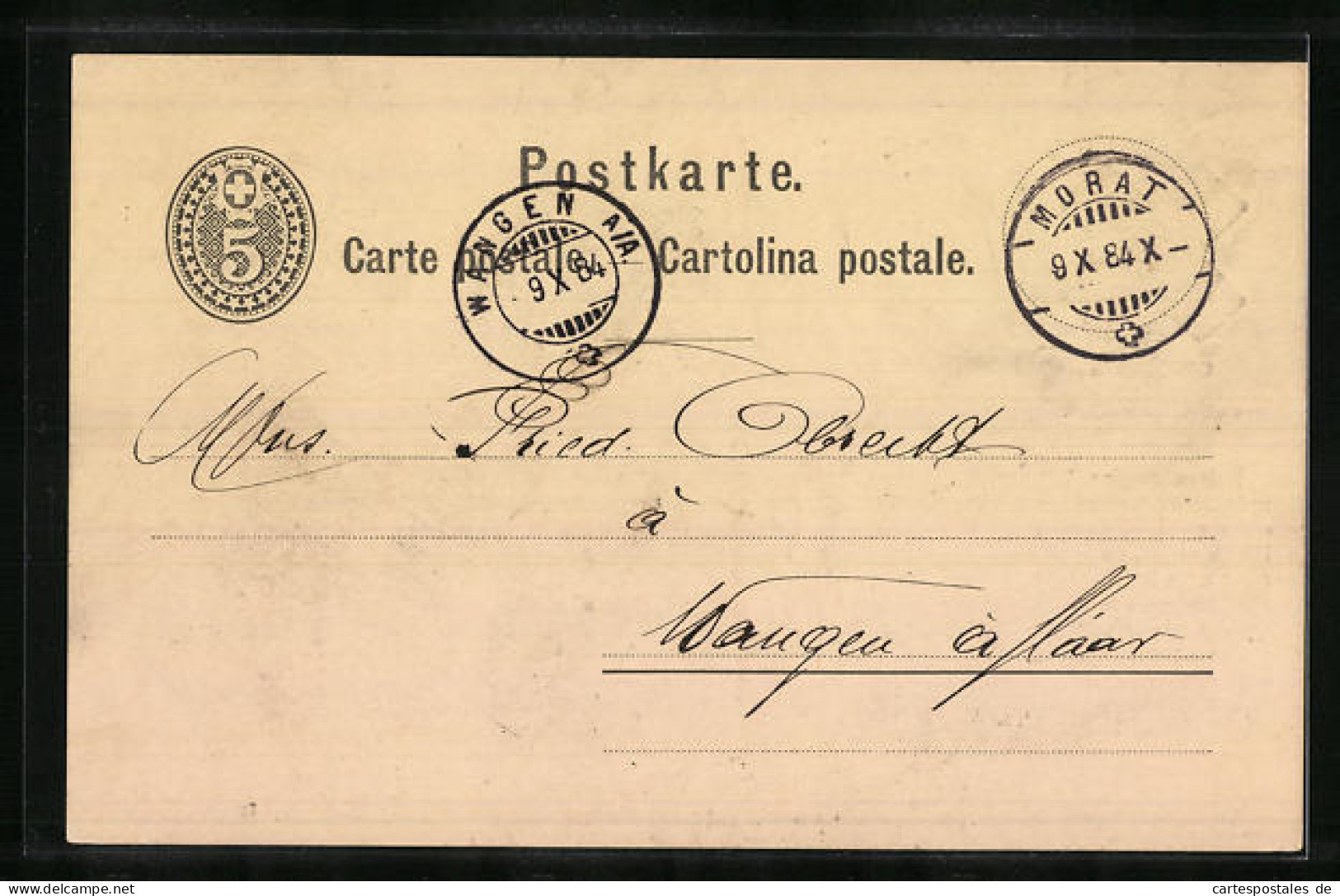 Vorläufer-Lithographie Neuchâtel, 1884, Fabrique De Cocolat, Firmenname Auf Einem Kreuz, Reklame Für Kakao Suchard  - Culture