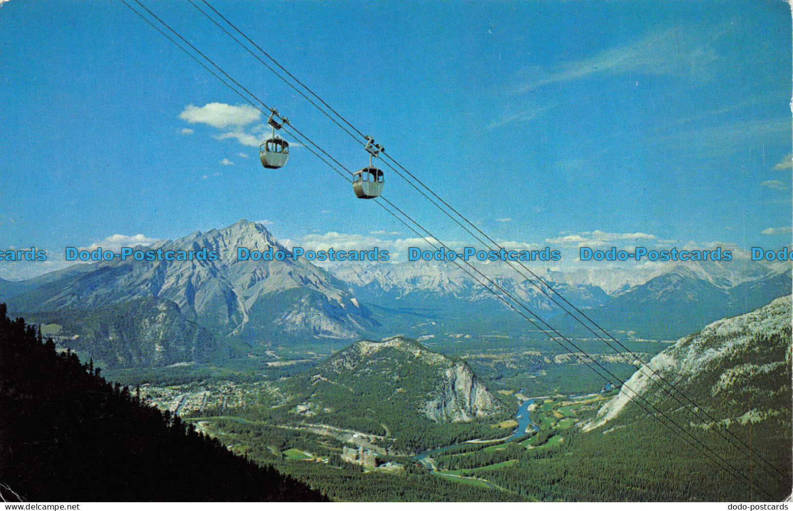 R081665 Canadian Rockies. The Banff Sulphur Mountain Gondolas. Double L Color Pr - Mondo
