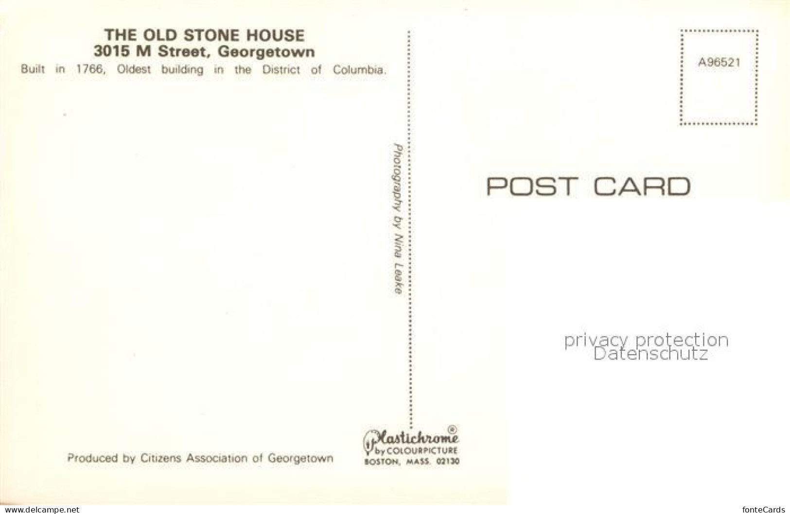 72944136 Georgetown The Old Stone House  - Washington DC