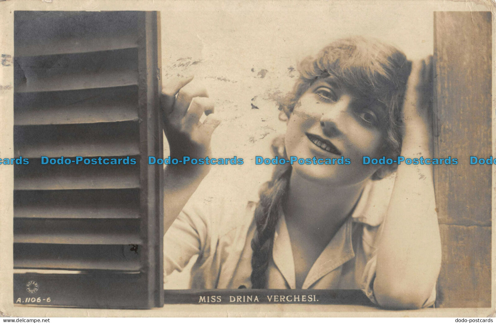 R080500 Miss Drina Verchesi. British Beauty. Rotary Photo. 1919 - Mondo