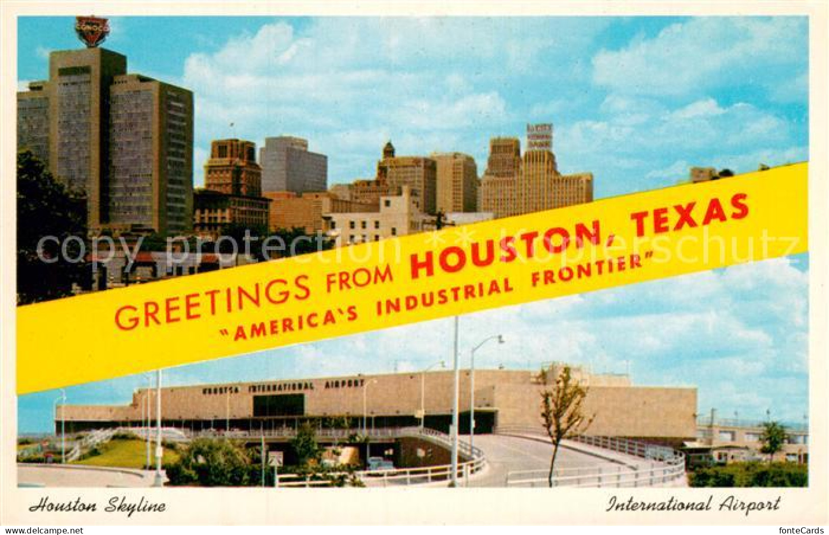 72944099 Houston_Texas Skyline International Airport - Sonstige & Ohne Zuordnung