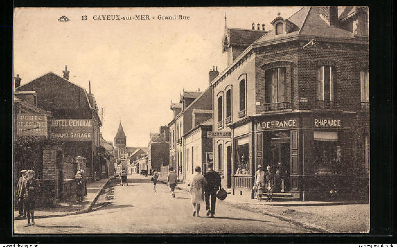 CPA Cayeux-sur-Mer, Grand`Rue  - Cayeux Sur Mer