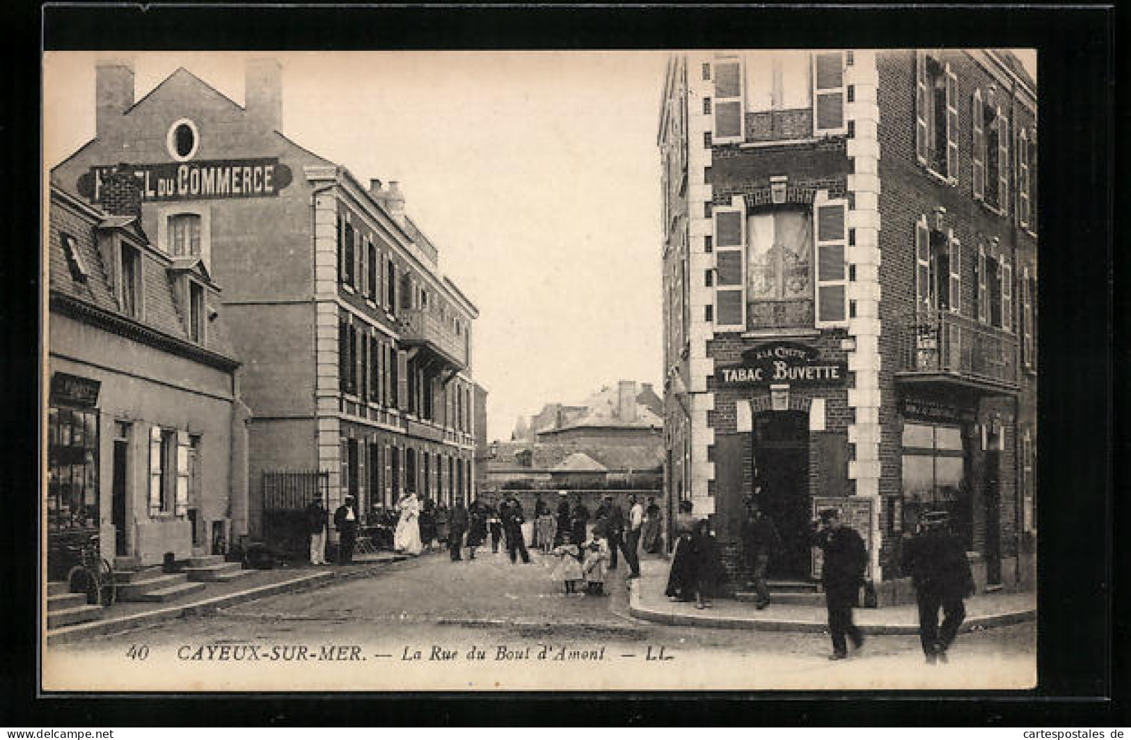 CPA Cayeux-sur-Mer, La Rue Du Bout D`Amont  - Cayeux Sur Mer