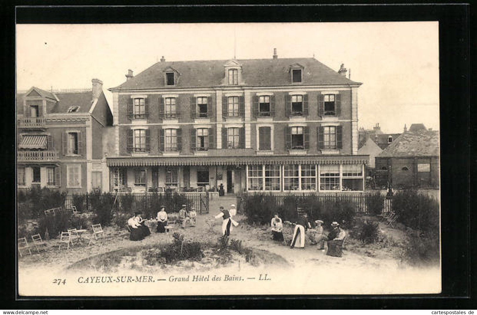 CPA Cayeux-sur-Mer, Grand Hôtel Des Bains  - Cayeux Sur Mer