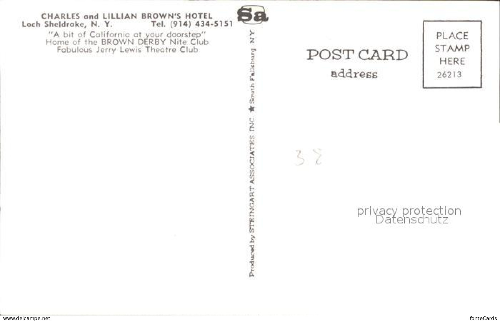 71859343 Loch_Sheldrake Charles And Lillian Browns Hotel - Sonstige & Ohne Zuordnung