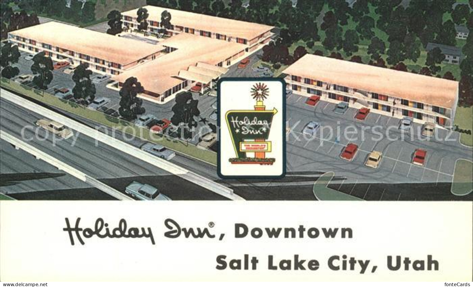 71859341 Salt_Lake_City Fliegeraufnahme Holiday Inn - Andere & Zonder Classificatie