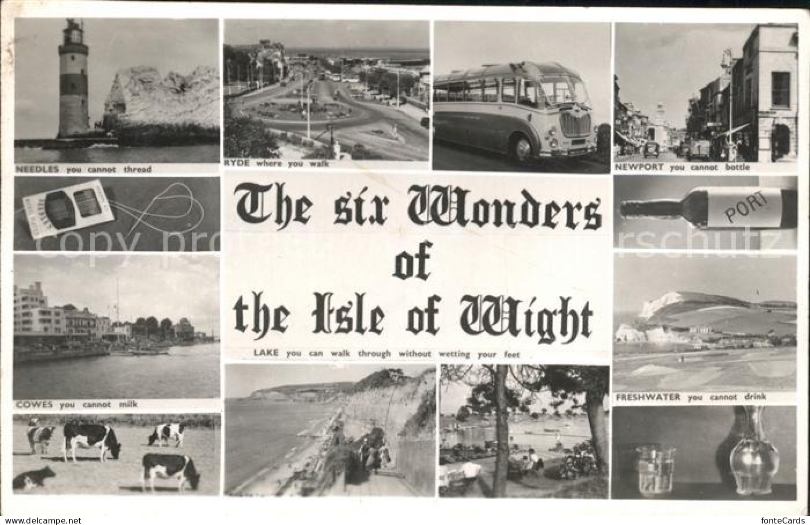 71859135 Isle Of Wight UK The Six Wonders Isle Of Wight - Autres & Non Classés