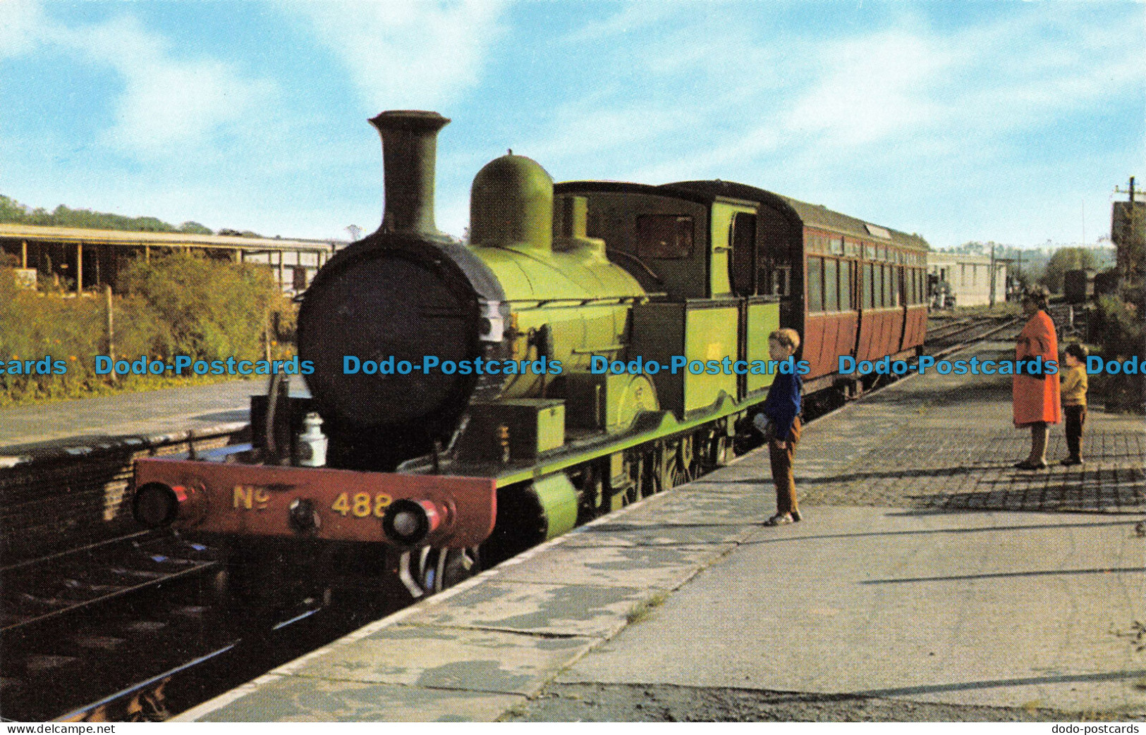 R082179 4 4 2T Ni 488 Adams 0415 Class. London And South Western Railway. Salmon - Other & Unclassified