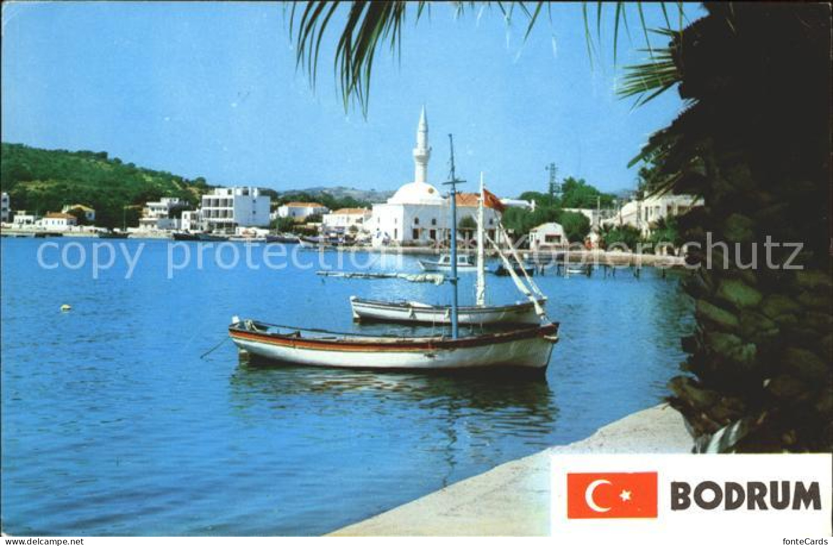 71842495 Bodrum Segelboot Moschee Bodrum - Turkey