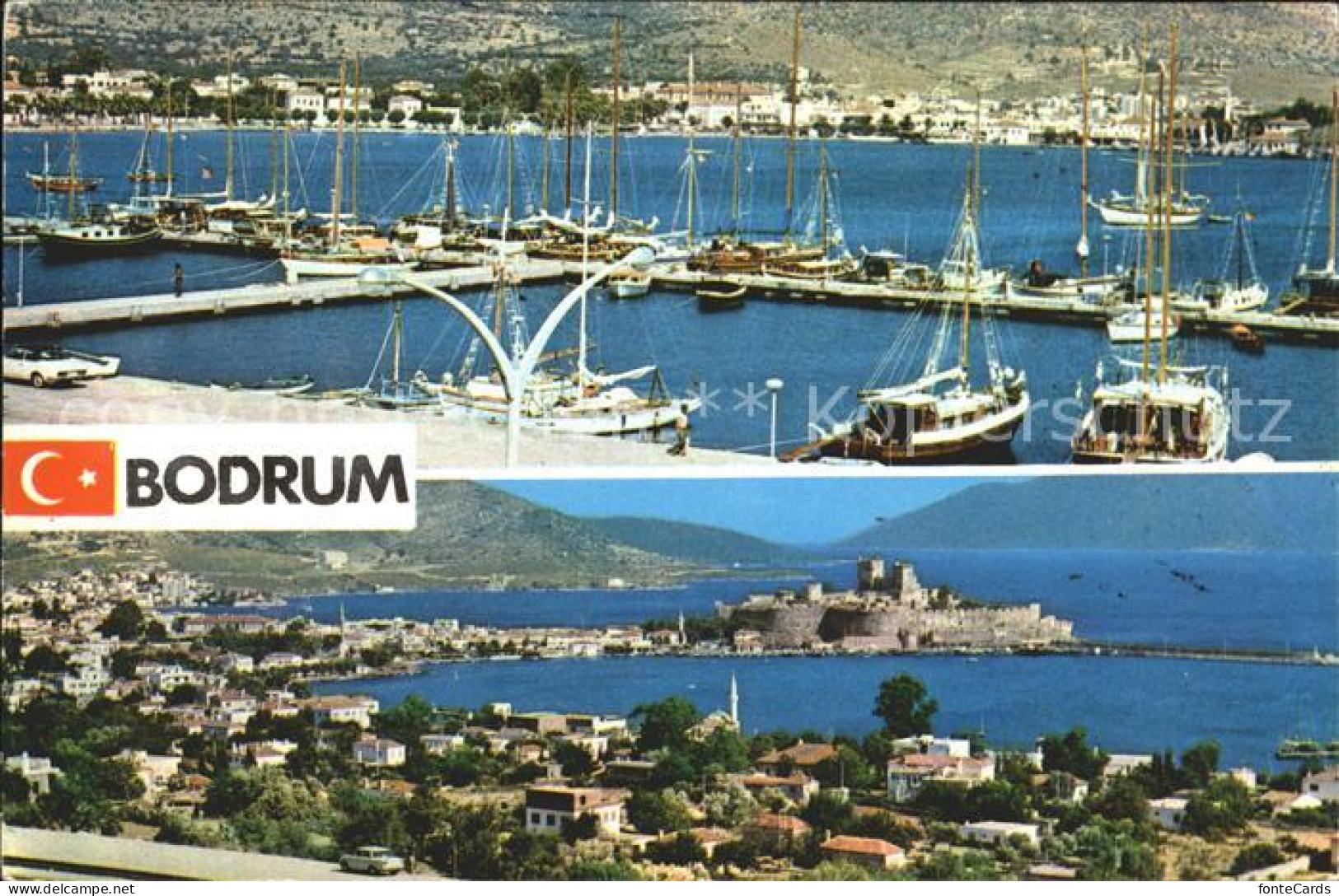 71842393 Bodrum Hafen Segelboote Burg  Bodrum - Türkei