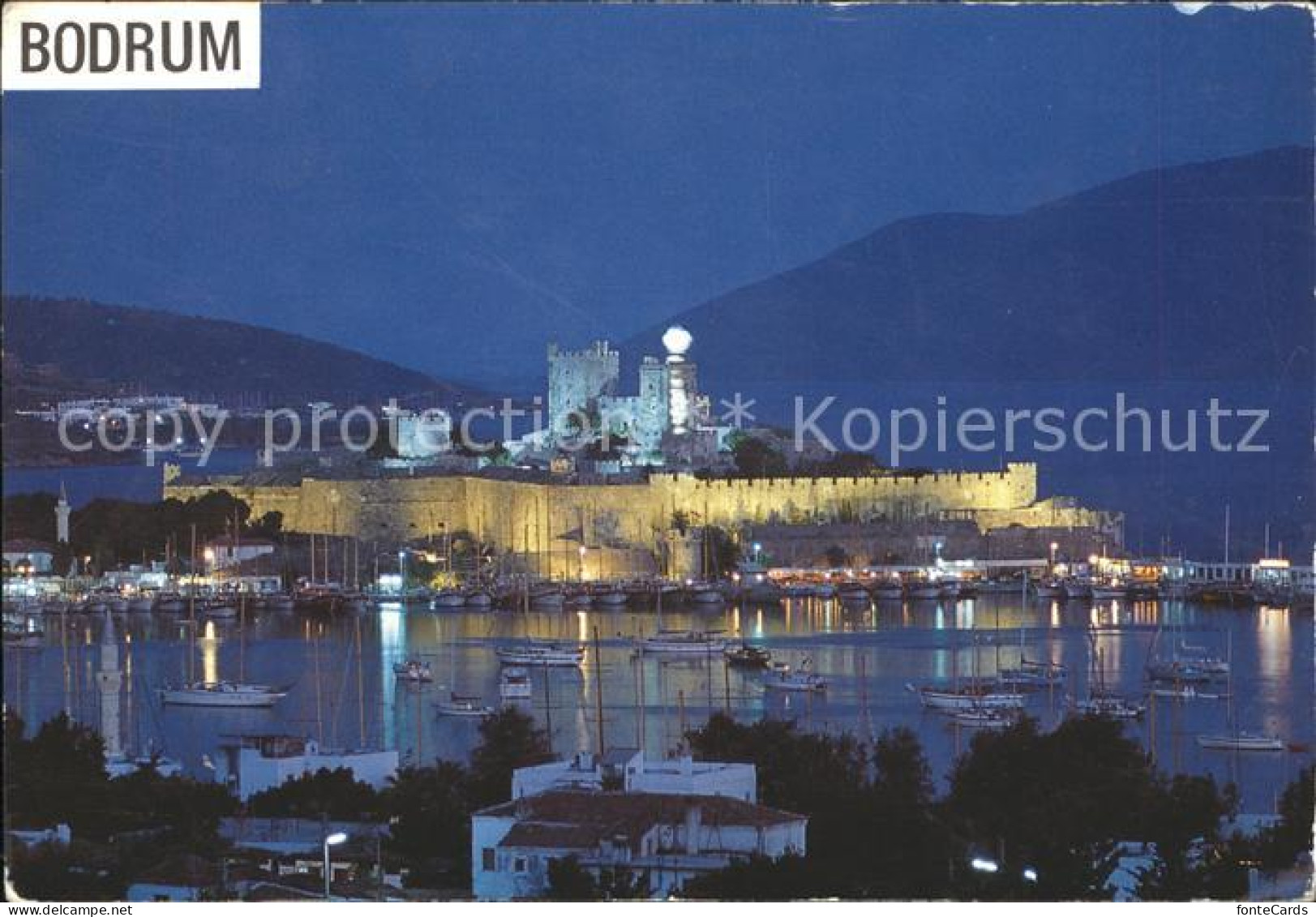 71842300 Bodrum Mugla Burg Hafen Segelboote Bodrum - Türkei