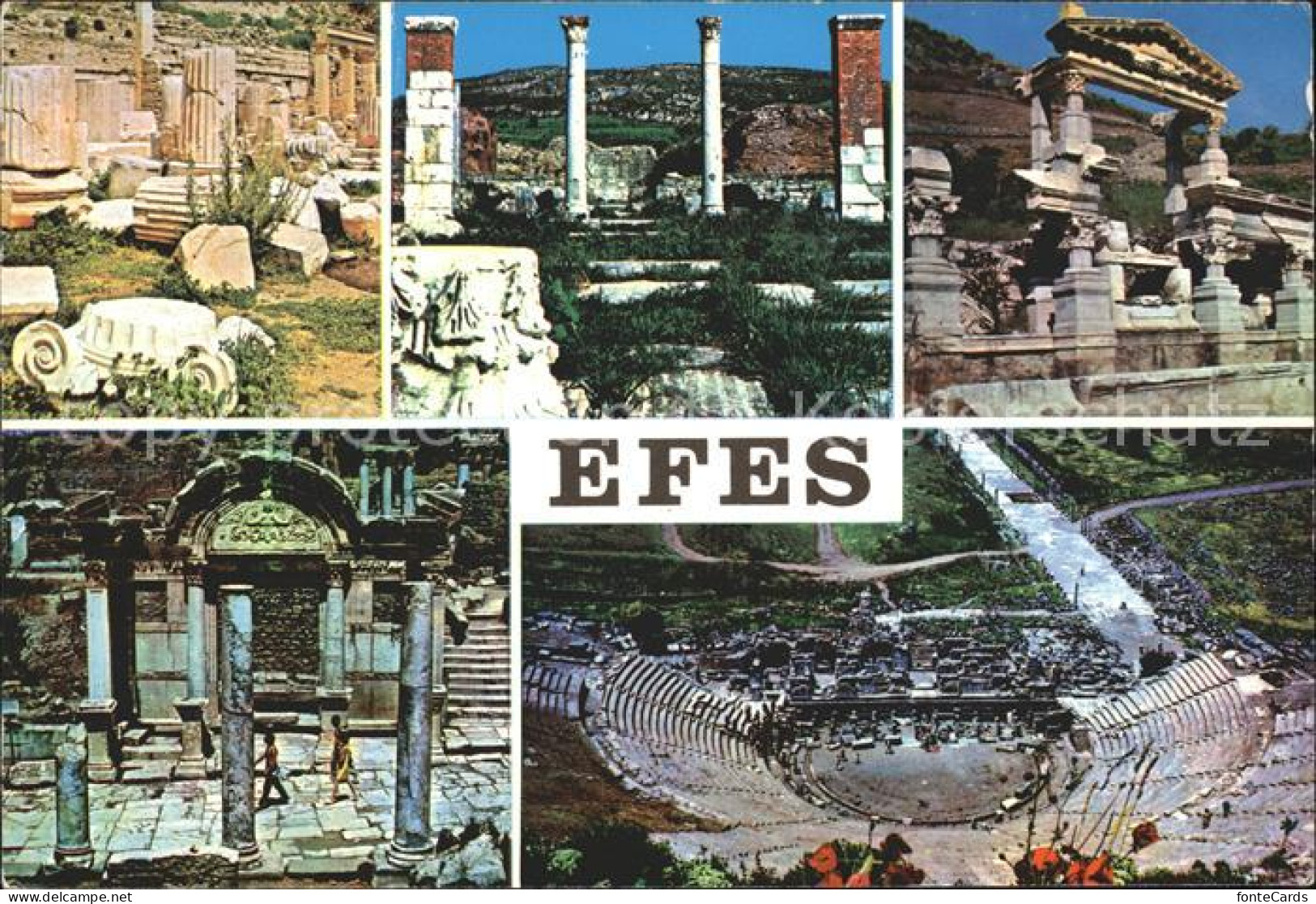 71842248 Efes Buleterion Doppel Kirche Brunnen Adrian Grosse Theater Efes - Turkije