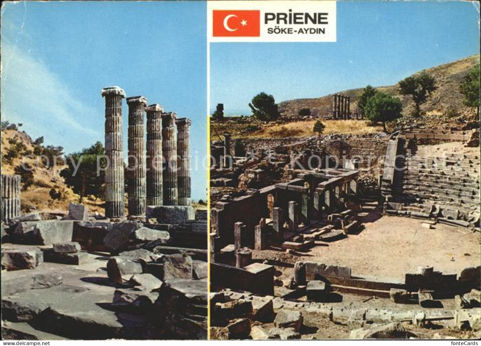 71842246 Priene Tapinak Tiyatro Priene - Turkije